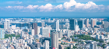 東京都、神奈川県の全域をカバー